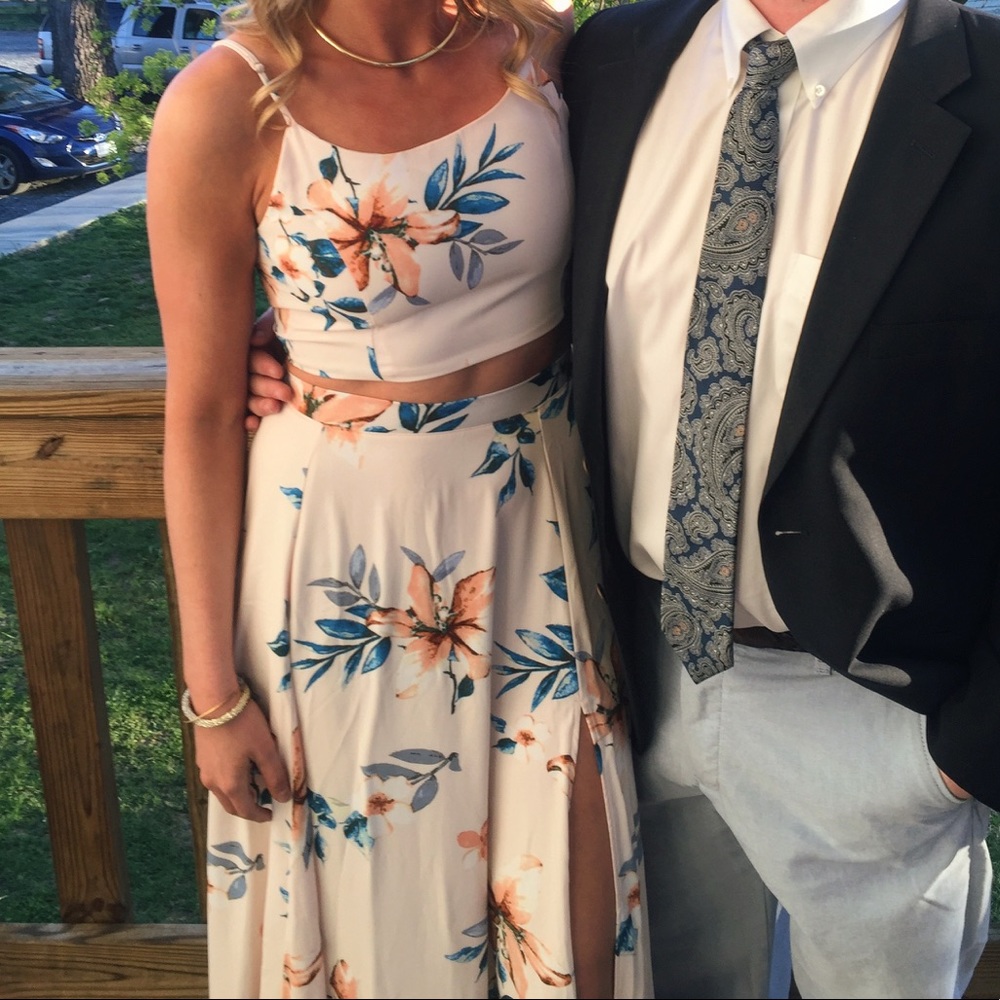 Two Piece Prom dress
